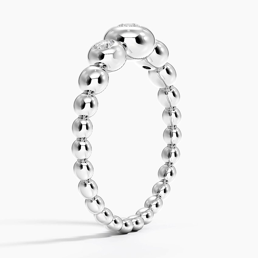 Lab Diamond Bubble Ring